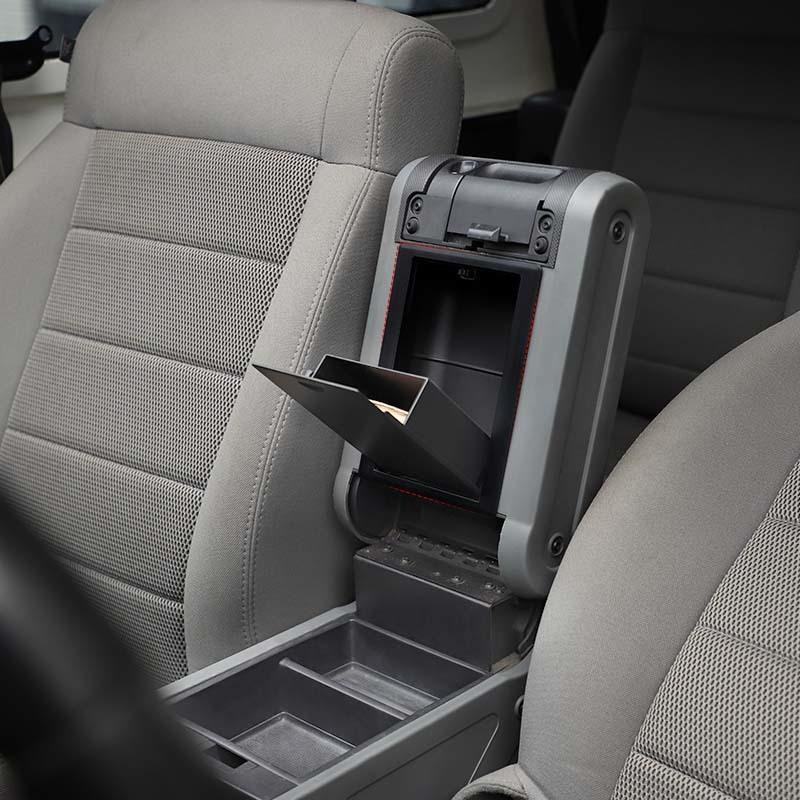 Auto-Armlehnenbox hinten, Aufbewahrungsbox, Organizer-Container für Jeep Wrangler JK 2007–2017, Zubehör zum Verstauen und Aufräumen des Innenraums