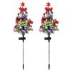Solar LED Christmas Tree Lights for Outdoor Lawn and Courtyard Decoration