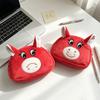 Large Capacity Pencil Case Plush Stationery Pouch Cartoon Earphone Pouch  Stationery Organizer