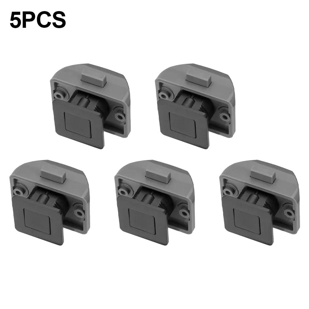 5pcs Button Catch Lock Zinc Alloy Wall Cabinet Lock Button Lock Ship Yacht RV Handle Lock Camper Caravan Latch Knob