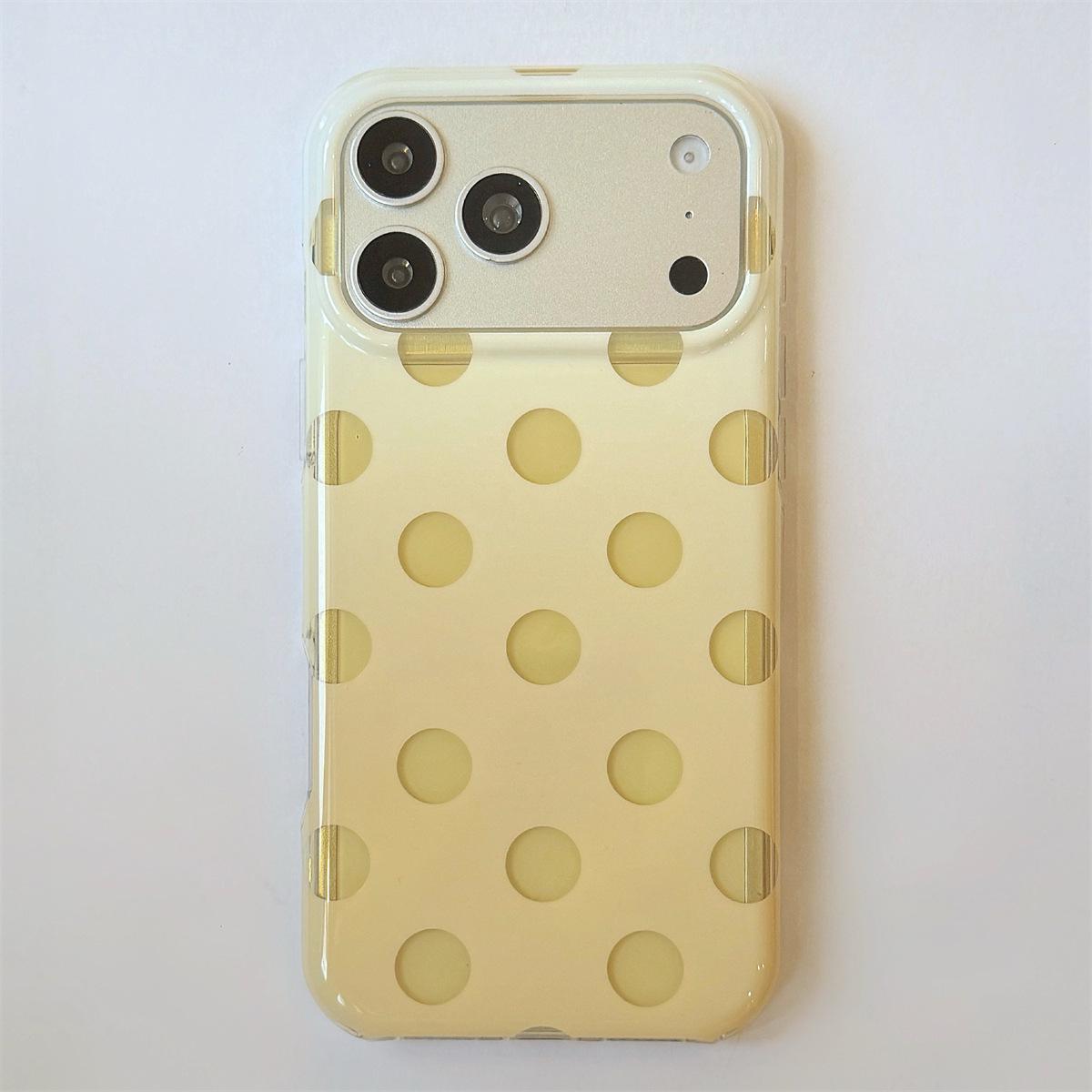 

iPhone 15 Pro Max Gradient Polka Dot Case with Dual-Layer Drop Protection iPhone 17