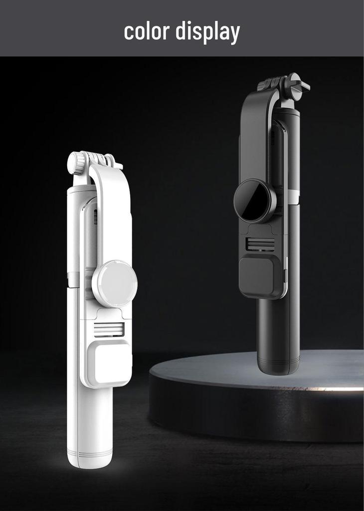 Q02S Bluetooth Anti-Shake Extendable Travel Tripod & Selfie Stick for Phone Photography and Live Broadcast