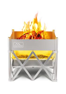 RIMOVANS Campfire Lightweight Deployment and Ideal for Outdoor Compact Storage Bag Japanese Instructions Included Stove, Aluminum, 5-Second Storage,