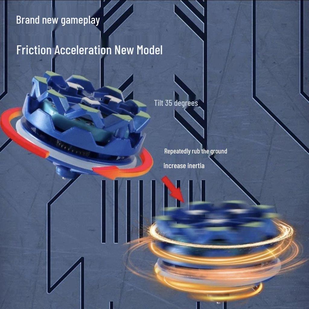 Fireworks Gyro Light-Up Rotating Fidget Spinner: Flashing Decompression Toy