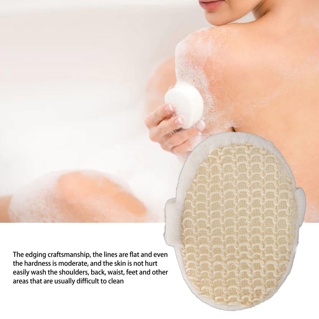 4Pcs Sisal Bath Sponge Exfoliating Easy Cleaning Quick Drying Exquisite Shower Sponge for Shower
