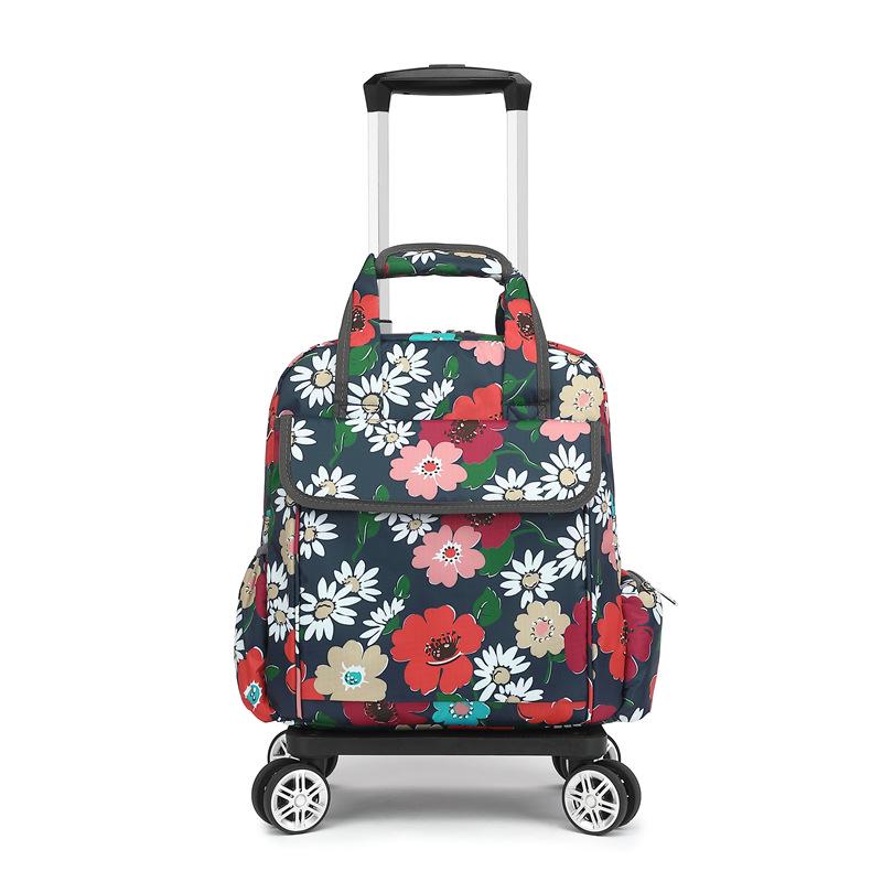 

Легкая Складная Водонепроницаемая Сумка-тележка с Универсальными Колесами для Коротких Поездок и Посадки 16 inch