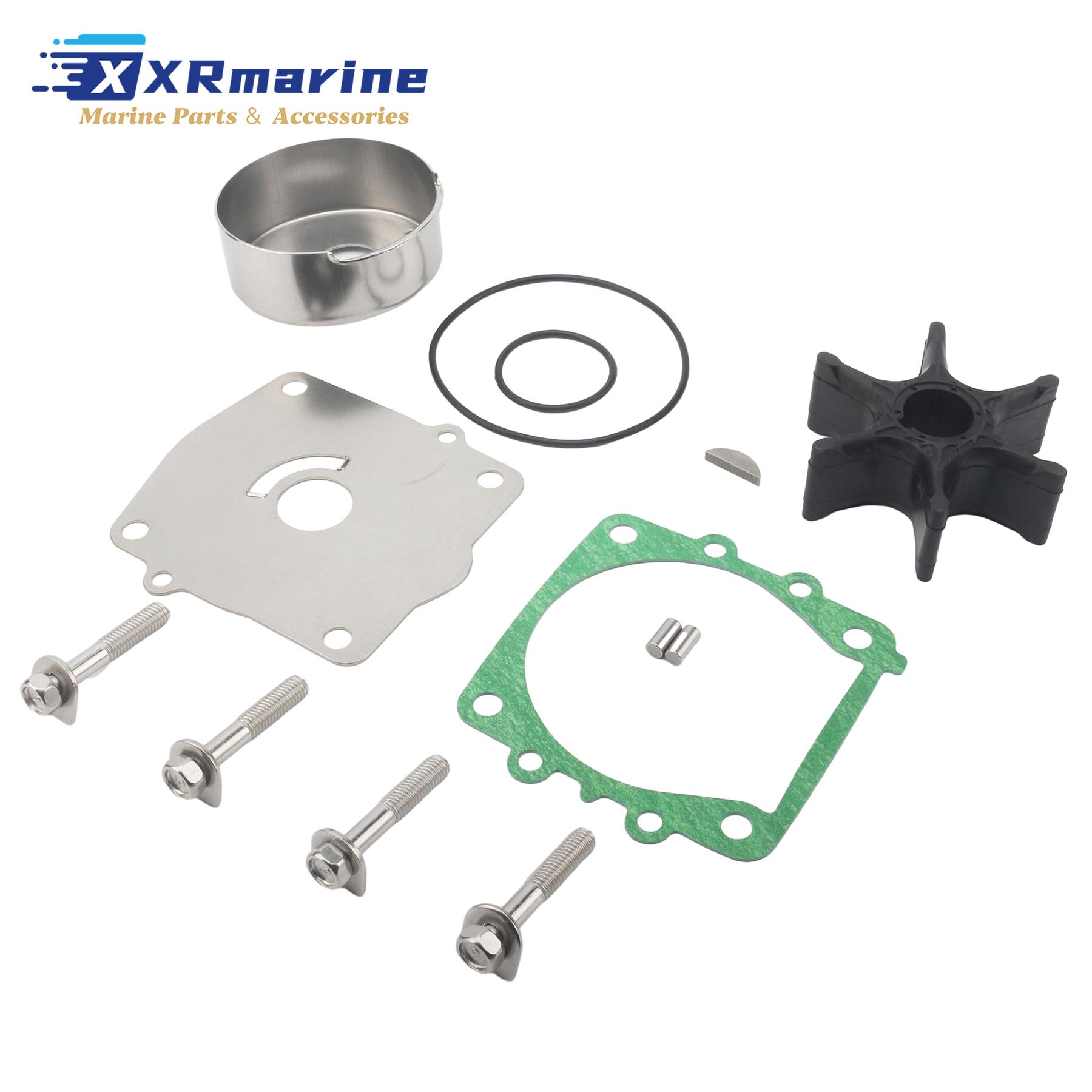 6E5-W0078-00 Water Pump Impeller Kit for Yamaha 115 130 HP Outboard Motor 6E5-W0078-01 6E5-W0078-A1 6E5-W0078-3A 18-3372 18-3373 6E5-W0078-00