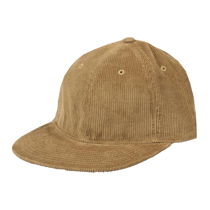 

[New Hattan] cap corduroy men s ladies Plain color hat brand baseball cap baseball cap unisex autumn winter AW FW Tan [product]