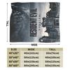 Residents Evils 9 Requiem Game Leon Accessories Blanket Cozy Soft Throw Blankets for Living Room Multiple Sizes Bedding Throws