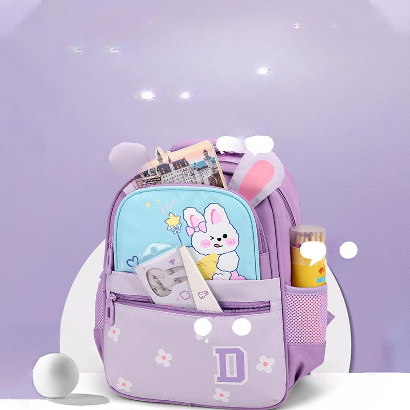 Children's Schoolbag Kindergarten New Cartoon Cute Large Capacity Schoolbag Small Middle and Large Class Boys and Girls Backpack