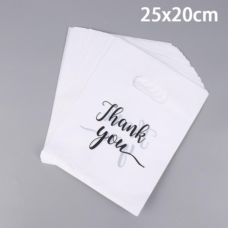 100 Buc Mini Pungi Cadou din Plastic cu Mesaj de Mulțumire Pungi pentru Bomboane de Nuntă Pungi Cumpărături cu Mânere Decorare Nuntă Petrecere de Aniversare