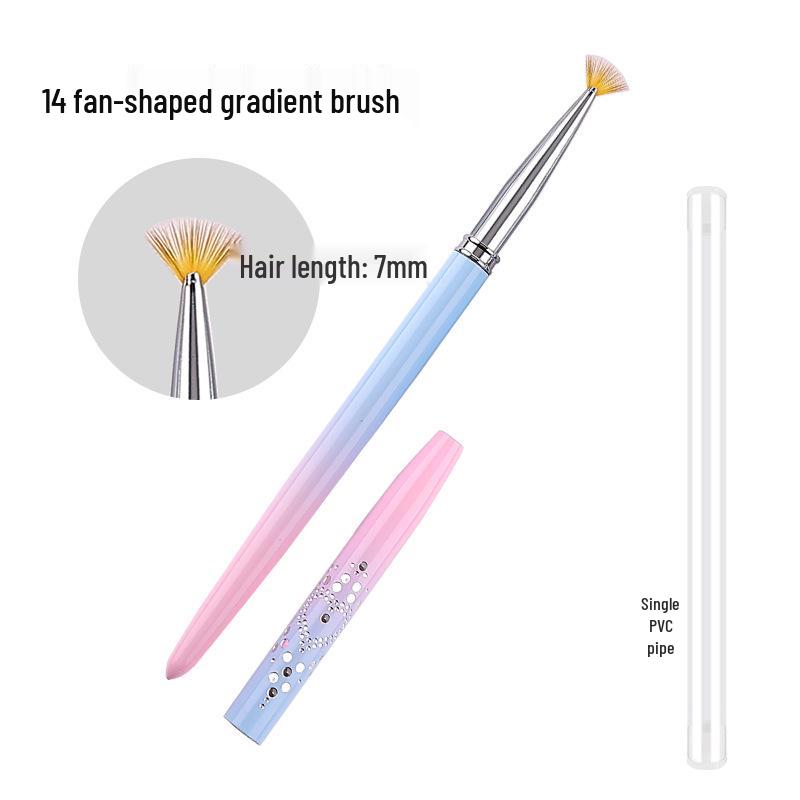 Nail Art Pen Set: 15-Piece Liner Gel Polish & Carving Blooming Brushes