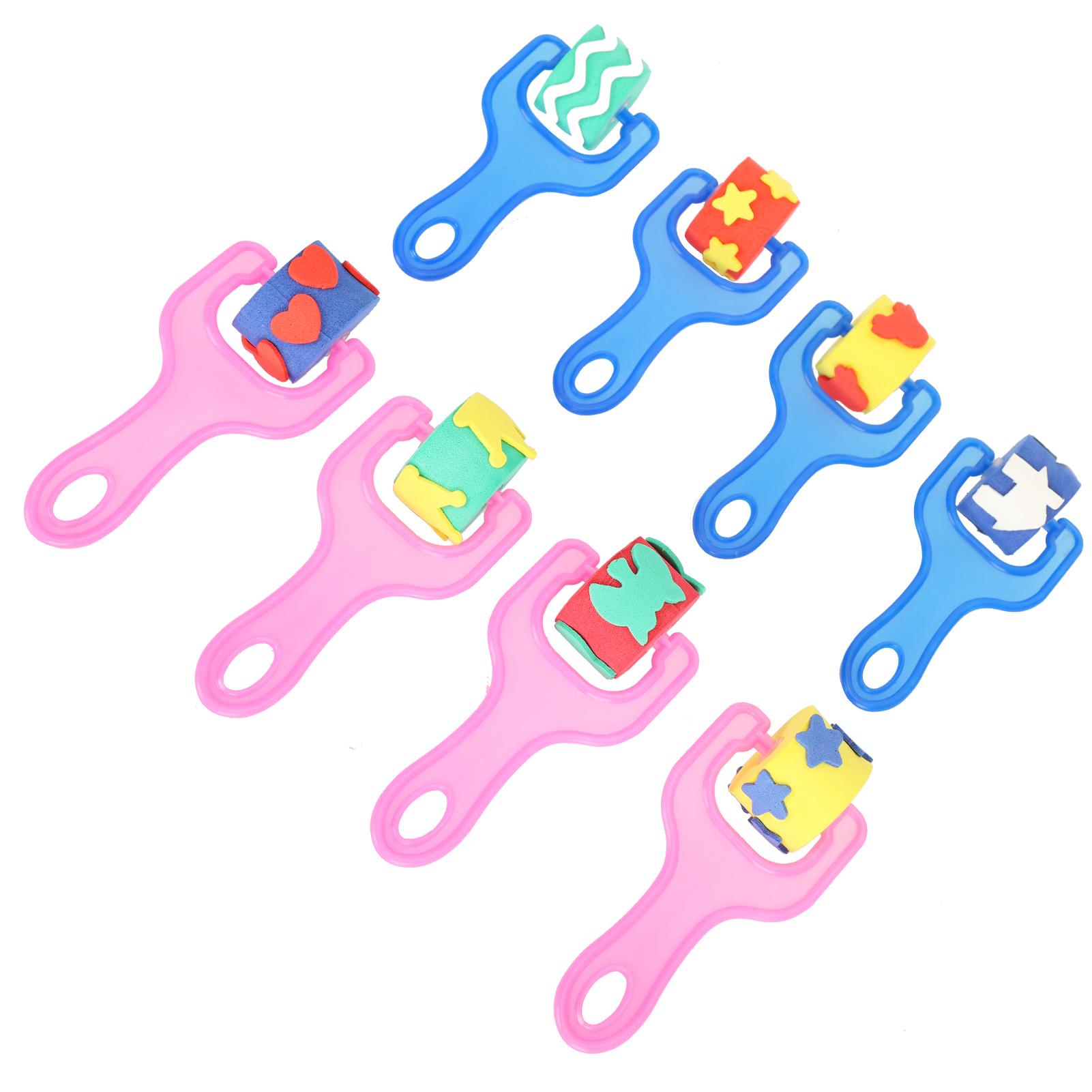 

Набор из 8 штук Детские валики для рисования Набор инструментов для рисования своими руками Художественные принадлежности для дошкольного образования