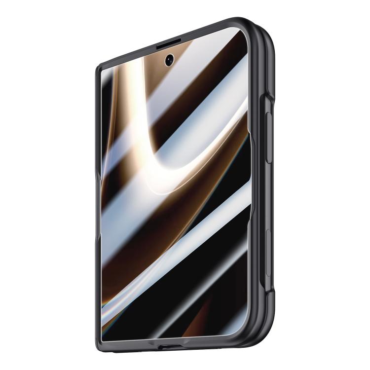 Crazy Series Integrated HD Film Skin Feel Center Axis Case With Lens Holder For iPhone Duo