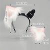 Electric Cats Foxes Ears Hairhoop Headwear Movable Animal Ears Headbands Halloween Christmas Cosplay Costume Accessory