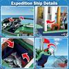 Ocean Explorer Ship Building Set, 603 PCS City Exploration Boat Building Block Kit Toys, Birthday for Boys and Girls Ages 6 7 8 9 10 11 12+ Year Old