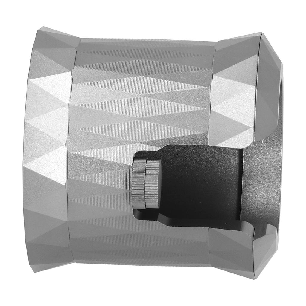 Suporte para porta-filtro de café em liga de alumínio, acessório para suporte de café, cinza fosco