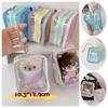 1PC Doll Display Bag 9Style Transparent Protector Case PVC Organizer Box With 20cm Chain Pendant Clear Coin Bag Decor