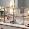 Stackable Storage Drawer Supplies Bin for Make up Stationary Desktop L