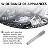 Spark Plug Thread Repair Kit, M14×1.25 erts and M16×1.25 Tap Spark Plug Rethreading Set, Stainless Steel Thread Repair Tool Kit for Automotive