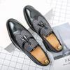 Tassel Business Loafers for Men Toe Slip-On Brown Driving Shoes Men Dress Shoes Fashion Wedding Moccasins 2025