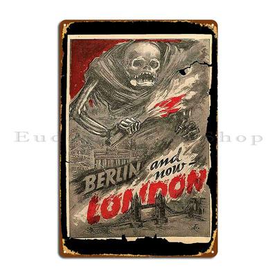 Ww2 German Propaganda Dropped Bombers Metal Sign Design Create Kitchen Home Iron Tin Sign Poster