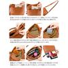 [Dakota] Shoulder Bag Genuine Leather Women's Green DA-1034482-50 8.7 X 9.4 X 5.1 Inches