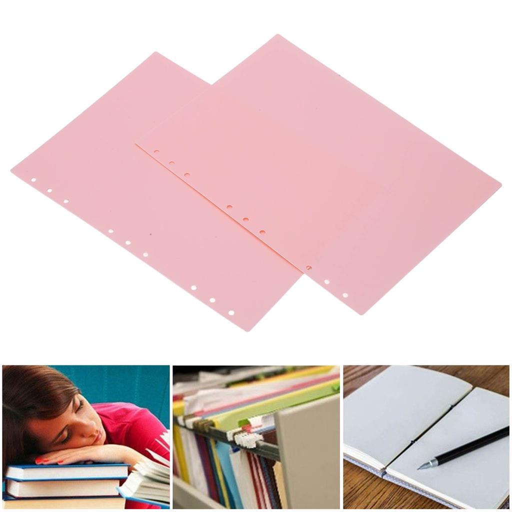 20pcs Binding Presentation Covers PP Plastic Frosted Waterproof Removable Paper Binding Covers for Documents