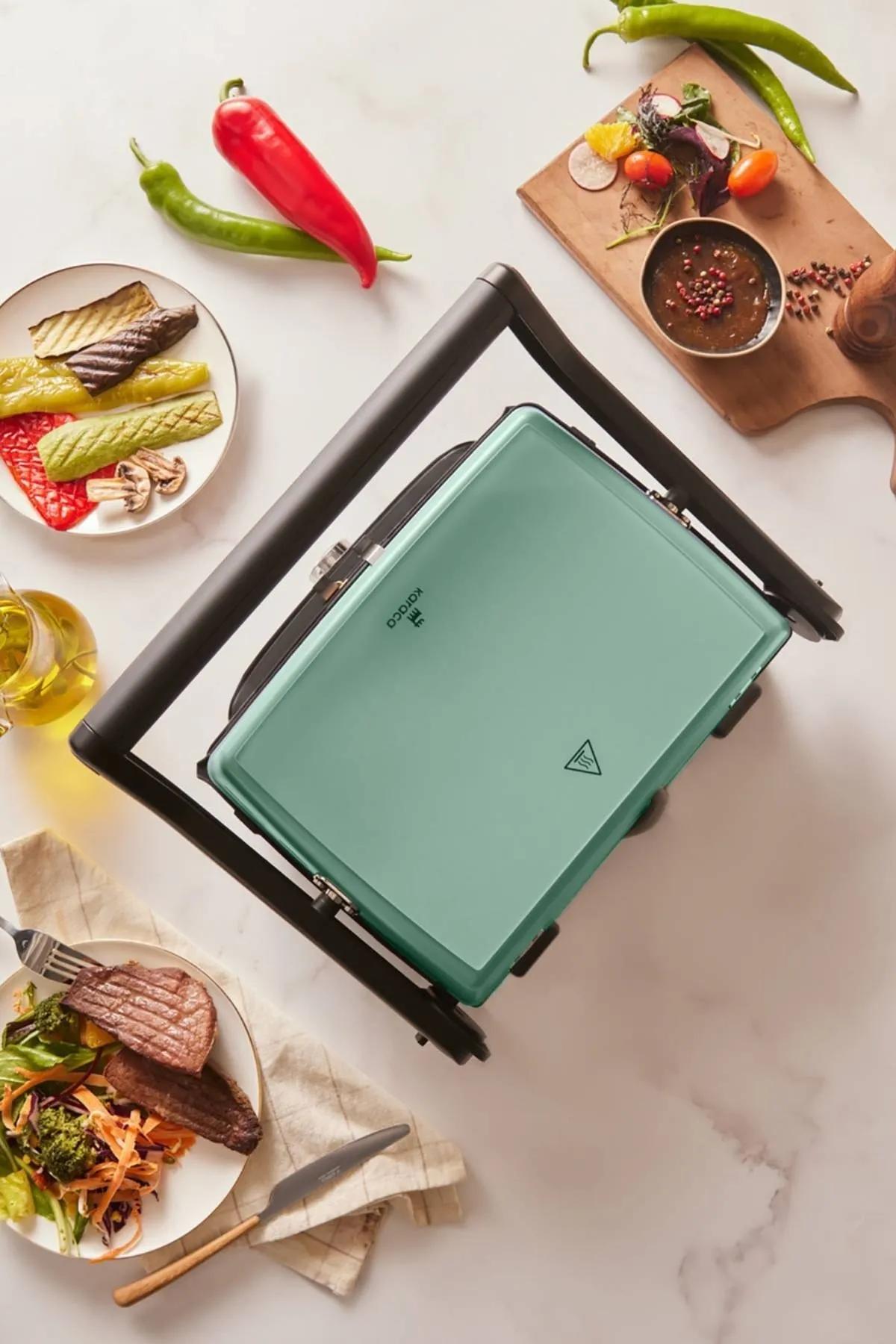 

Karaca Gastro Grill Glass Premium 2400W Тостер и гриль-машина Blue Mist