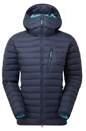 Jacket Mountain Equipment Earthrise Hooded Jacket Down Jacket Blue Cosmos