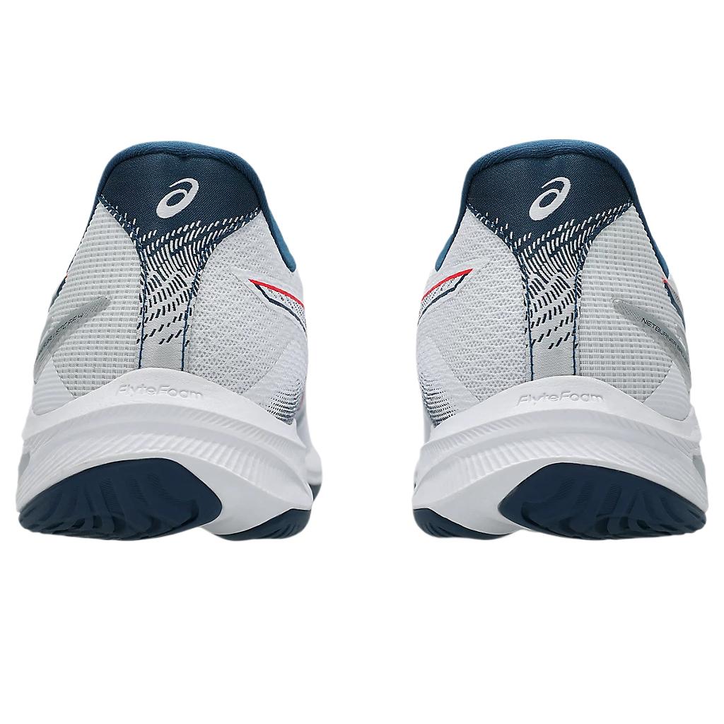 New Asics Netburner Ballistic FF Low Top Training Shoes Men's Gray White 1051A088-101