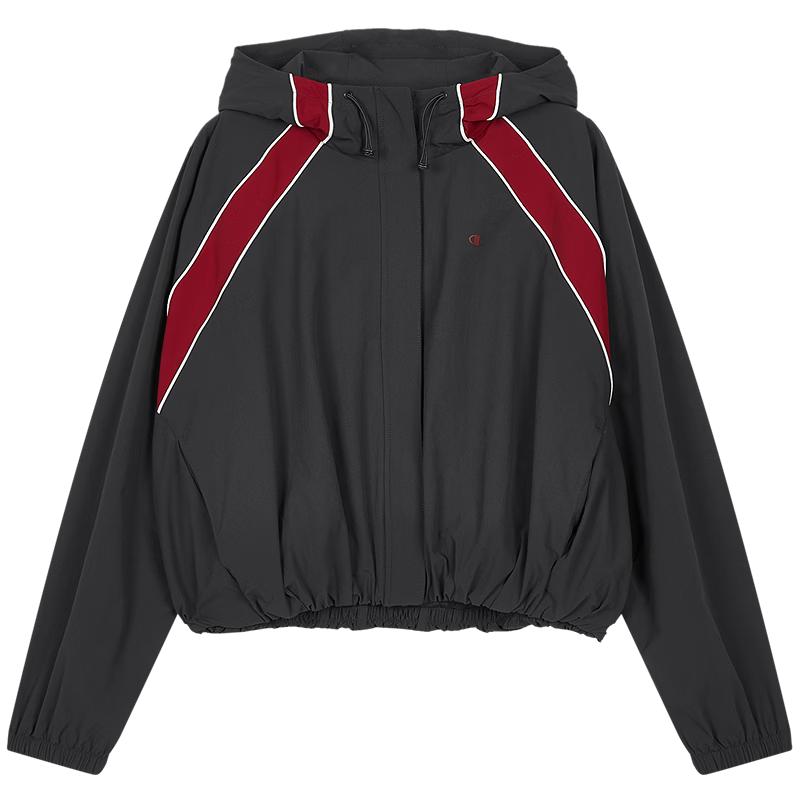Champion Women s 2026 Spring Color-block Hooded Windbreaker Jacket XL