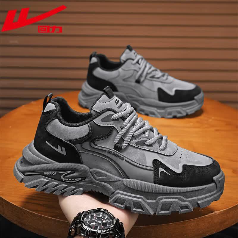 Huili Men s Casual Thick-Sole Dad Sneakers 42