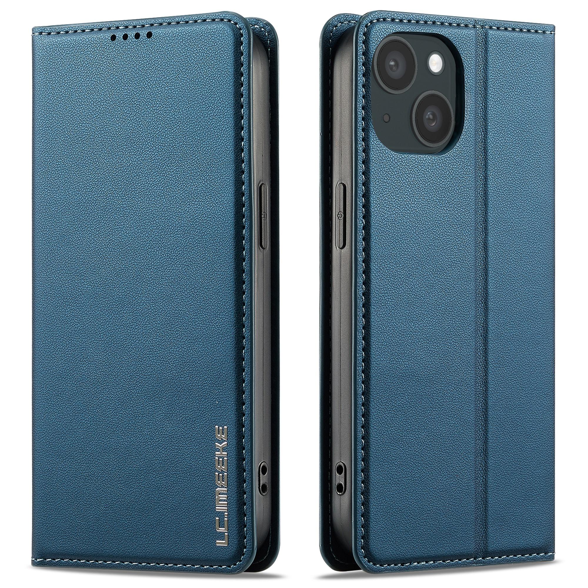 

Серия LC.IMEEKE L1 для iPhone 14/13 Чехол из ПУ кожи Кошелек Подставка Защитная крышка для телефона C