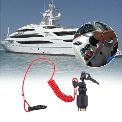 Ignition Switch Key w/Lanyard for Johnson Evinrude OMC Motors 5005801 Boat