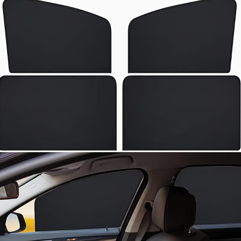 Magnetic Car Side Sunshade Curtain - New Style чёрный