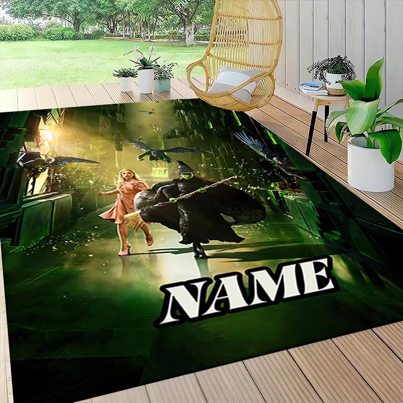 Custom Name Magic City Carpet Rug Customizable Soft Washable Anti-Slip Home Living Room Sofa Mats Personalized Rug. 0909329