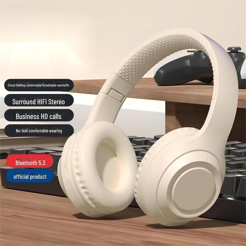 Head-mounted Wireless Bluetooth Headset with Long Battery Life for Music and Running
