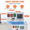 SucceBuy Continuous Bag Band Sealing Machine Vertical Sealer with Digital Temperature Control for 0.02-0.8 mm Plastic Bags Films