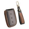 Suitable for 25 Lynk & Co Z20 Z10 Leather Car Key Cover, Lynk & Co 900 Goat Leather Smart Card Cover, Genuine Leather.