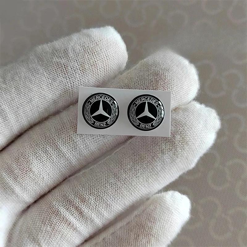 Autocollant emblème de voiture tendance 2025, logo de clé de commande, décoration pour Mercedes-Benz AMG W204 W203 W205 W206 W108 W211 W212 W220