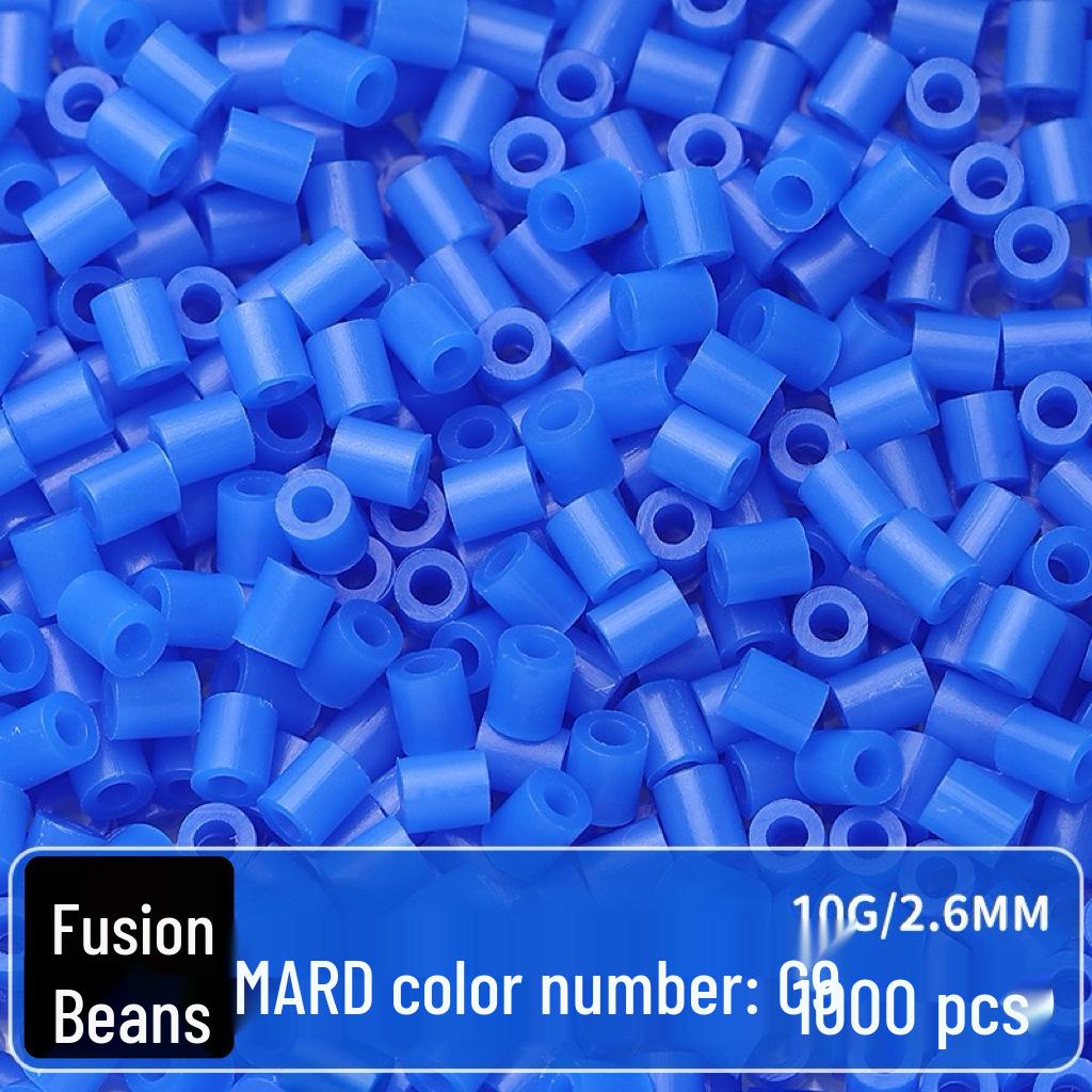 Confezione di Ricarica Perline Termofusibili da 264 Colori - 1000 Perline, 2,6 MM, Materiali per Puzzle 3D Fai da Te
