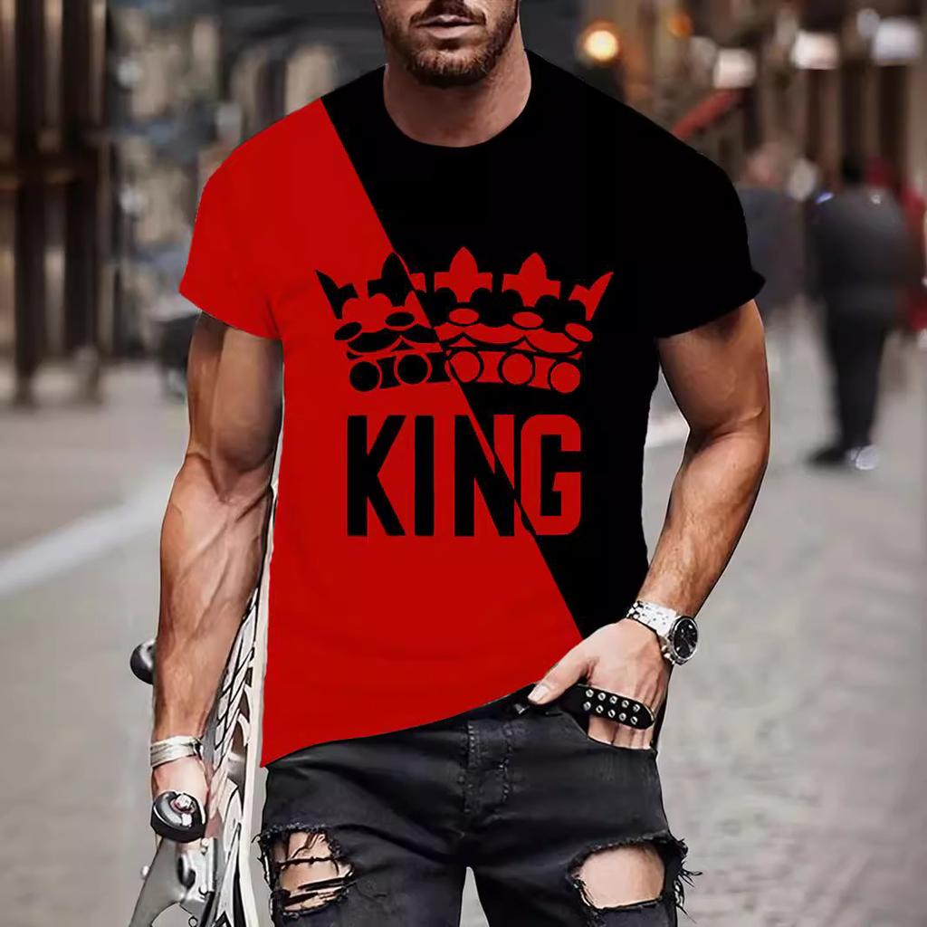 Summer Funny Casual Style For Men 3D Printed Men's T Shirts Fashion O-Neck Short Sleeve Sportswear Streetwear Oversized Tops
