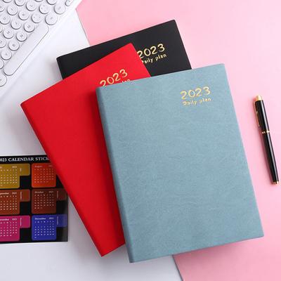 Schedule Book Multifunctional Time Management Efficiency Manual 2023 A4 Daily Weekly Agenda Planner Book Office Supplies