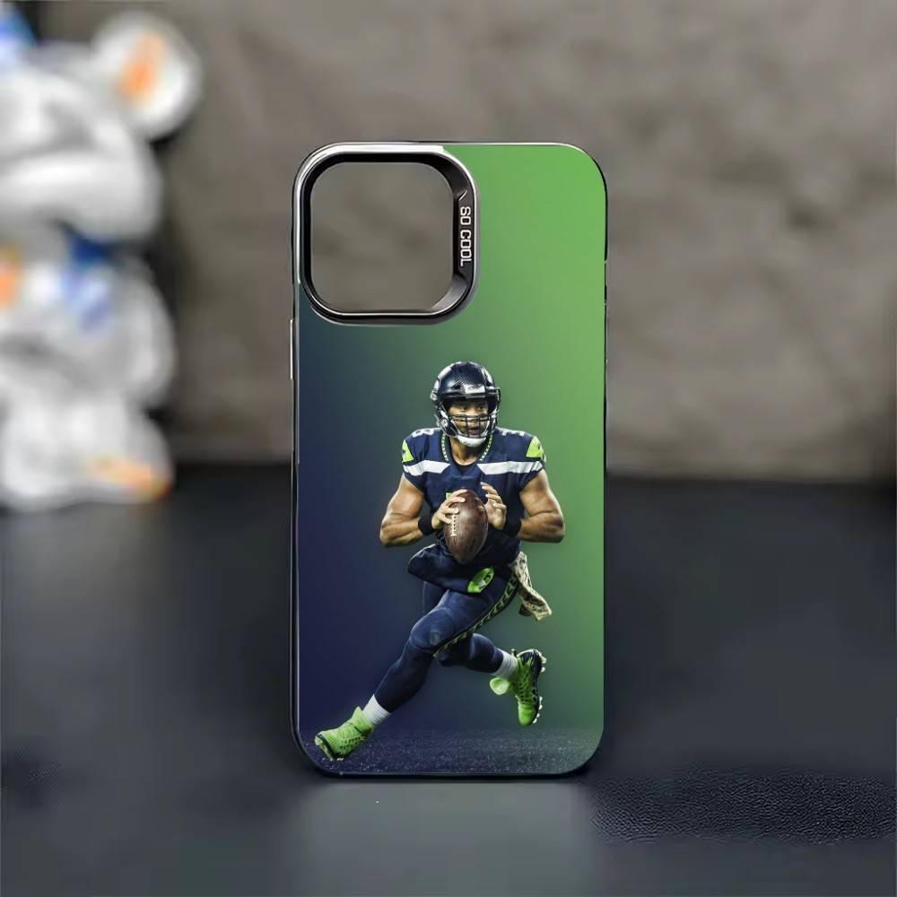 R-Russell Rugby Wilson 3 Phone Case Color Silver Shell For IPhone 17 16 15 14 13 12 11 Pro Max Plus