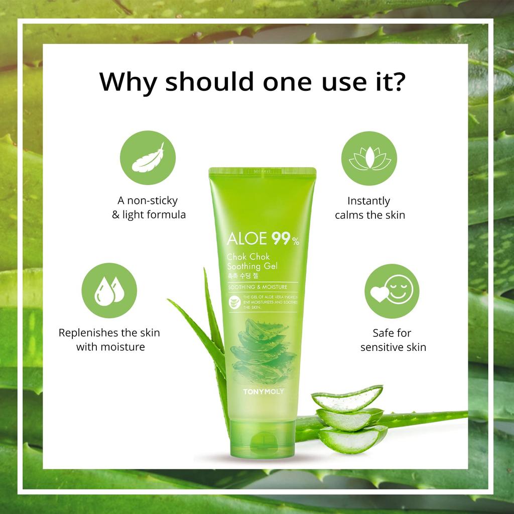 TONYMOLY Aloe 99% Chok Chok Żel Łagodzący 250ml