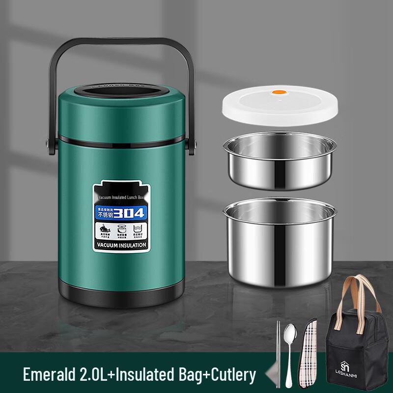 Thickened 304 Stainless Steel Insulated Lunch Box Set