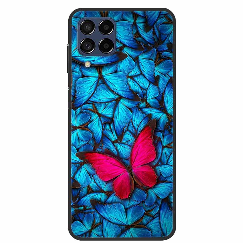 Für Samsung Quantum3 Hülle Blumen TPU Weiches Silikon Rückabdeckung Handyhülle Für Samsung Galaxy Quantum 3 5G Hülle SM-M536S Funda