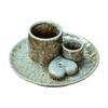 Cădelniță Ceramică și Suport Palo Santo, Suport Lumânare Arzător Tămâie pentru Birou