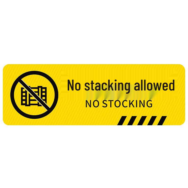 Jingu Lao HM-121 Caution Glass Twill Adhesive Sticker